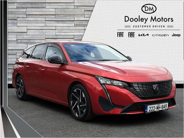 Peugeot 308 Estate, Diesel, 2022, Red