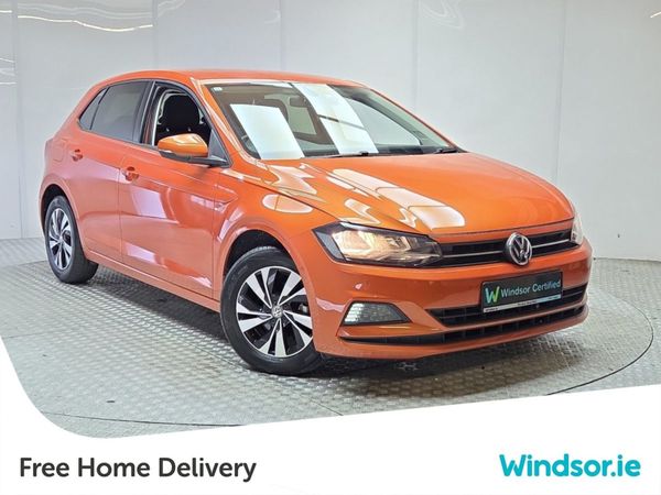 Volkswagen Polo Hatchback, Petrol, 2019, Orange