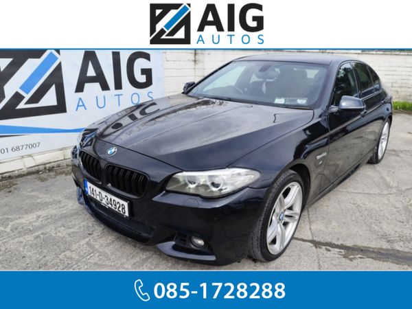 BMW 5-Series Saloon, Diesel, 2014, Black