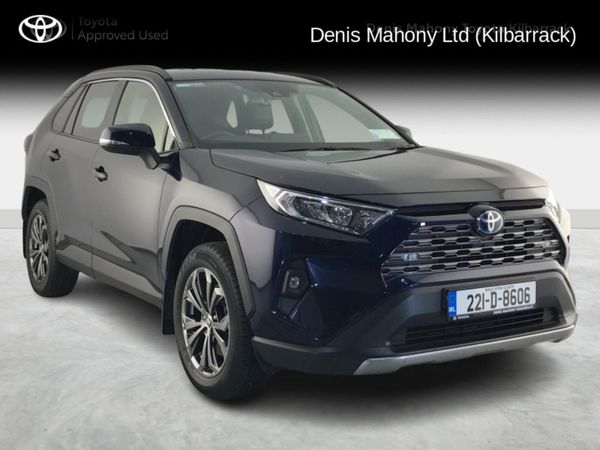 Toyota RAV4 SUV, Petrol Hybrid, 2022, Blue