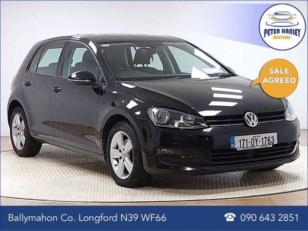 Volkswagen Golf Hatchback, Diesel, 2017, Black
