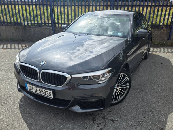 BMW 5-Series Saloon, Petrol Plug-in Hybrid, 2018, Grey