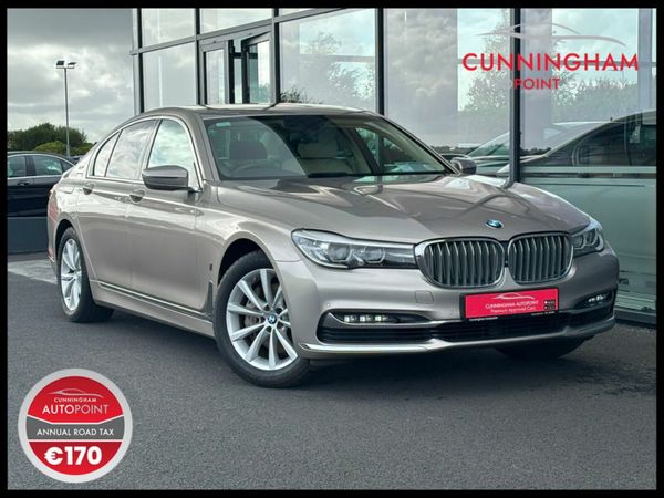 BMW 7-Series Saloon, Petrol Plug-in Hybrid, 2017, Silver