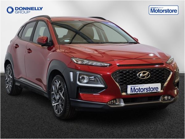 Hyundai KONA Hatchback, Petrol Hybrid, 2020, Red