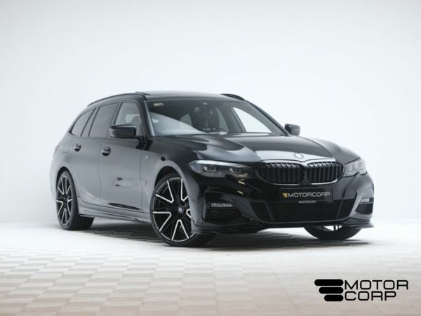BMW 3-Series Estate, Petrol Plug-in Hybrid, 2021, Black