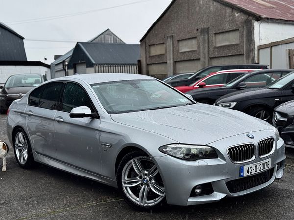 BMW 5-Series Saloon, Diesel, 2014, Silver