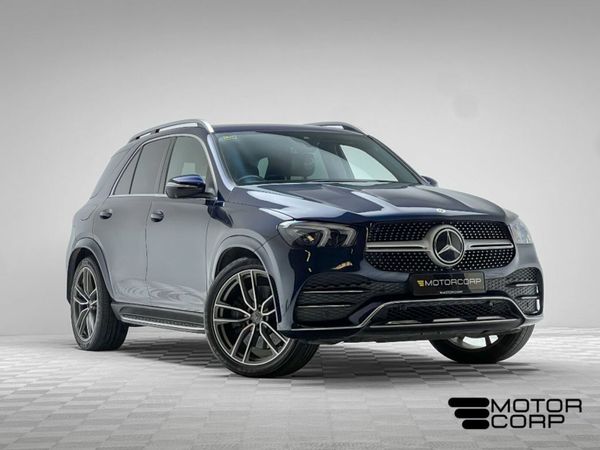 Mercedes-Benz GLE SUV, Diesel Hybrid, 2022, Blue