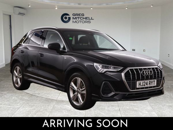 Audi Q3 SUV, Petrol Hybrid, 2024, Black