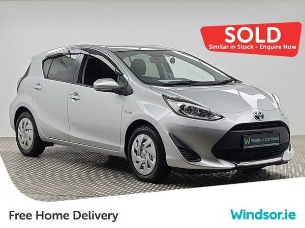 Toyota Aqua Hatchback, Petrol Hybrid, 2020, Silver