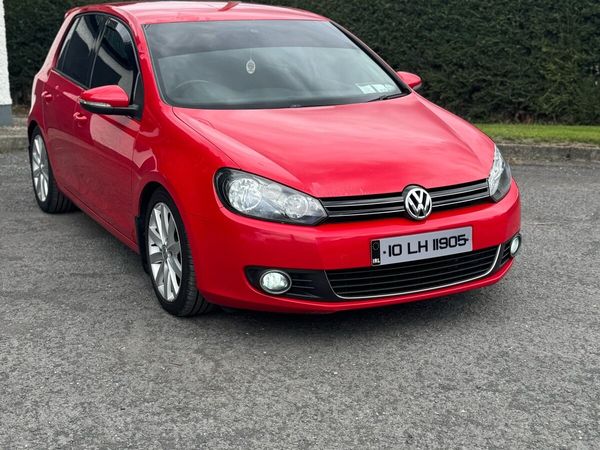 Volkswagen Golf Hatchback, Diesel, 2010, Red