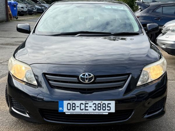 Toyota Corolla Saloon, Petrol, 2008, Black