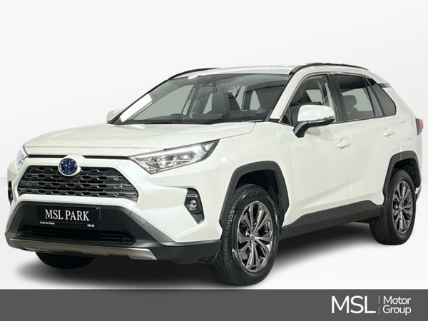 Toyota RAV4 SUV, Petrol Hybrid, 2022, White