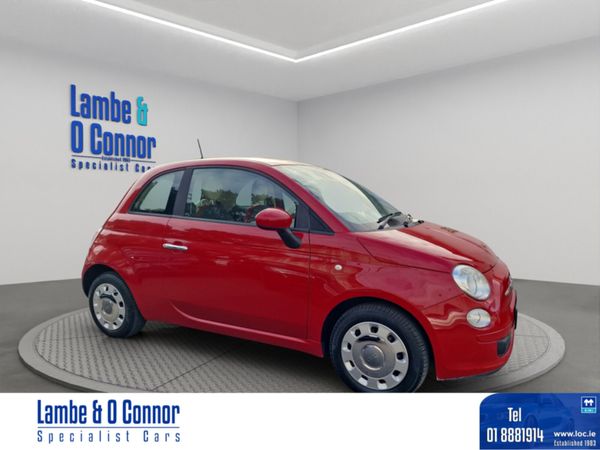 Fiat 500 Hatchback, Petrol, 2015, Red