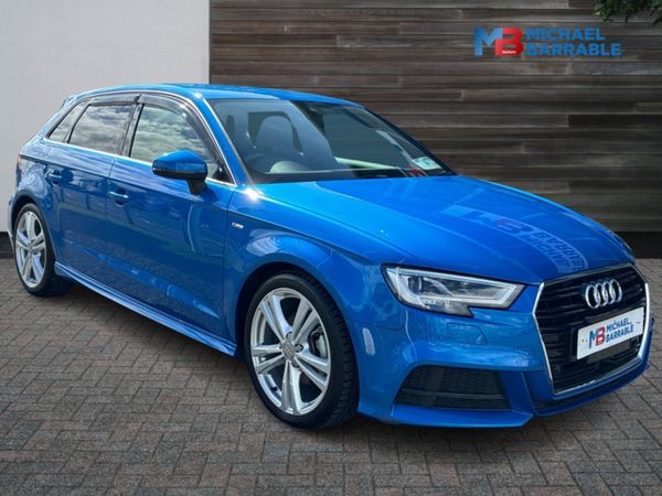Audi A3 Hatchback, Petrol, 2018, Blue