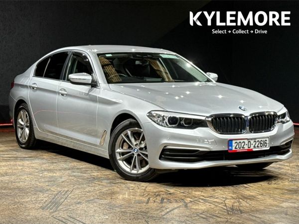 BMW 5-Series Saloon, Petrol Plug-in Hybrid, 2020, Silver