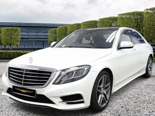 Mercedes-Benz S-Class Saloon, Petrol Hybrid, 2016, White