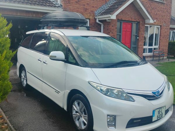 Toyota Estima MPV, Petrol Hybrid, 2010, White