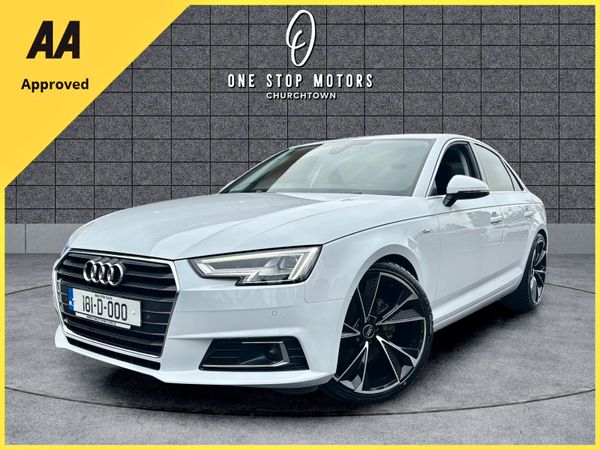Audi A4 Saloon, Petrol, 2018, White