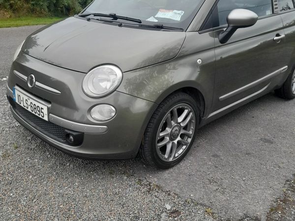 Fiat 500 Hatchback, Petrol, 2010, Green