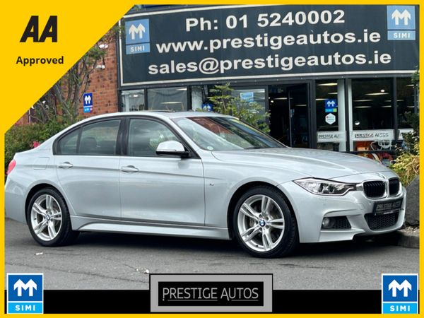 BMW 3-Series Saloon, Petrol Hybrid, 2015, Silver