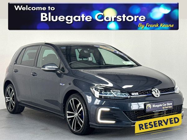Volkswagen Golf Hatchback, Petrol Plug-in Hybrid, 2018, Blue