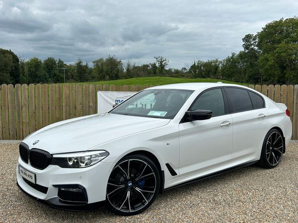 BMW 5-Series Saloon, Diesel, 2017, White