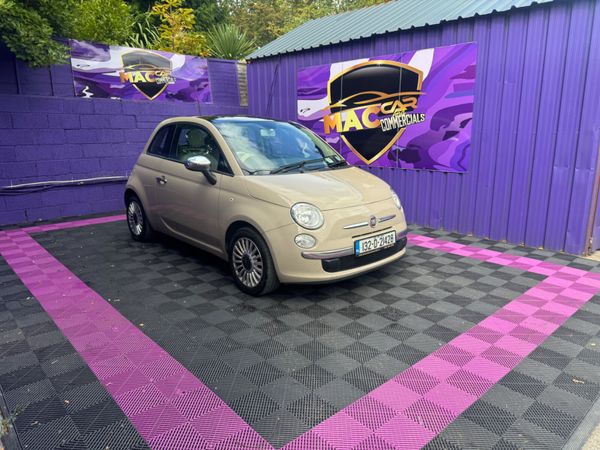 Fiat 500 Hatchback, Petrol, 2013, Beige