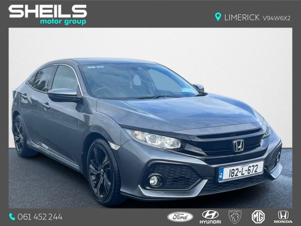 Honda Civic Hatchback, Petrol, 2018, Grey