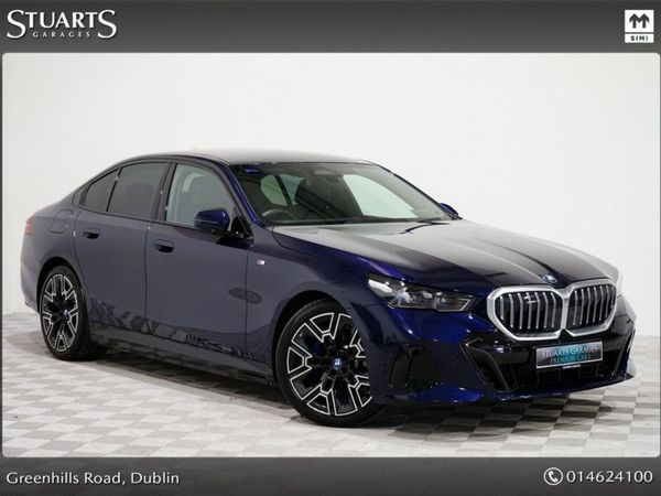 BMW 5-Series Saloon, Hybrid, 2024, Blue