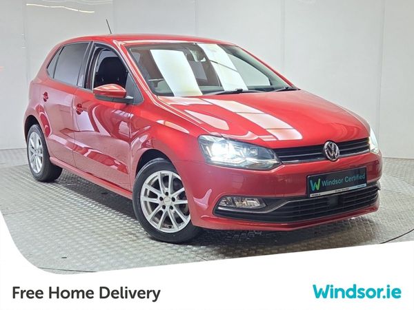 Volkswagen Polo Hatchback, Petrol, 2017, Red