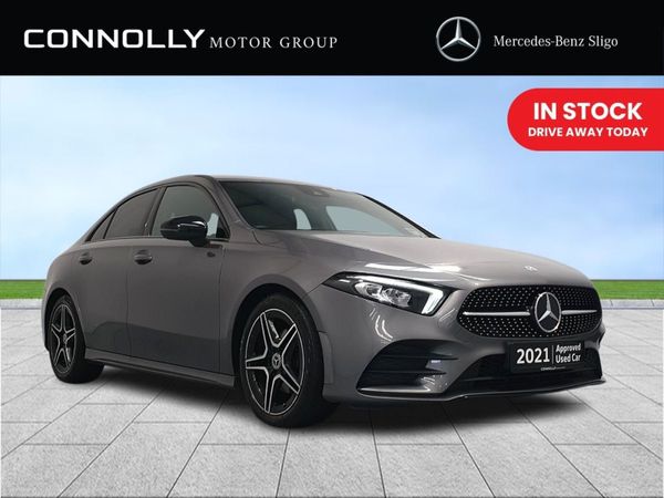 Mercedes-Benz A-Class Saloon, Petrol, 2021, Grey