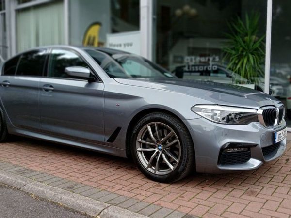 BMW 5-Series Saloon, Diesel, 2018, Blue