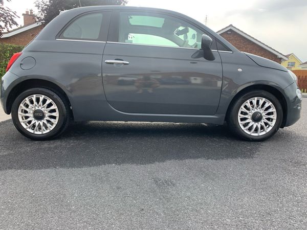 Fiat 500 Hatchback, Petrol, 2018, Grey