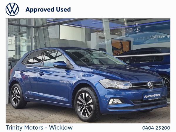 Volkswagen Polo Hatchback, Petrol, 2021, Blue