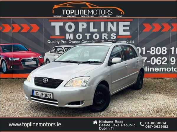 Toyota Corolla Hatchback, Petrol, 2003, Silver