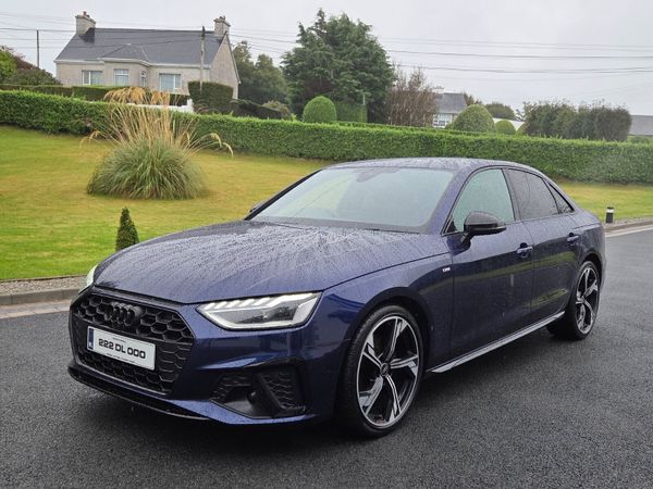 Audi A4 Saloon, Diesel Hybrid, 2022, Blue