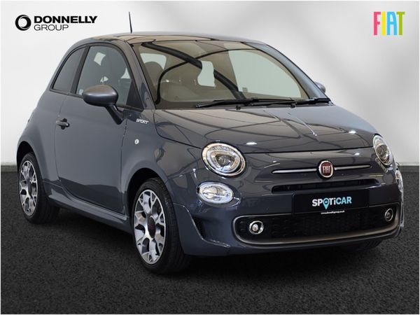 Fiat 500 Hatchback, Petrol, 2022, Grey