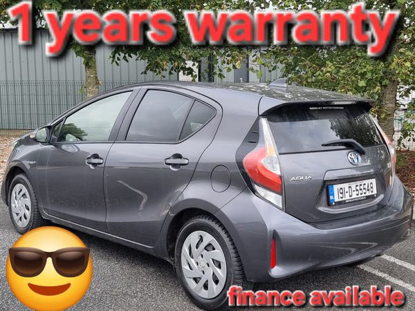Toyota Aqua Hatchback, Petrol Hybrid, 2019, Grey