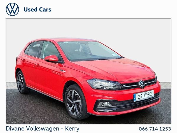 Volkswagen Polo Hatchback, Petrol, 2021, Red
