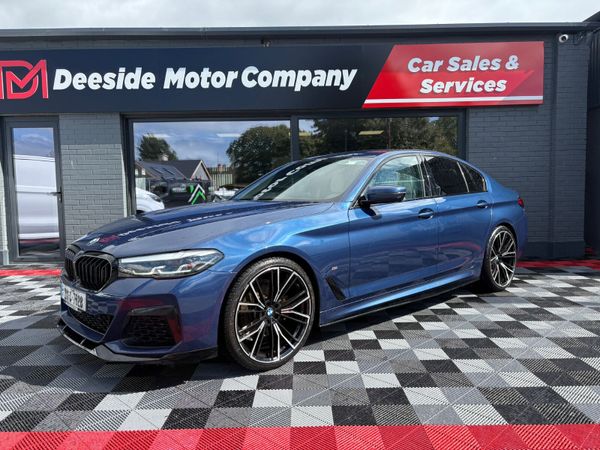 BMW 5-Series Saloon, Diesel, 2021, Blue