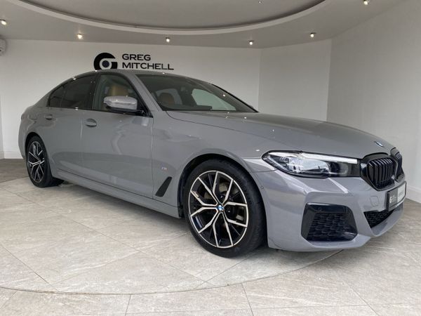 BMW 5-Series Saloon, Diesel Hybrid, 2022, Grey