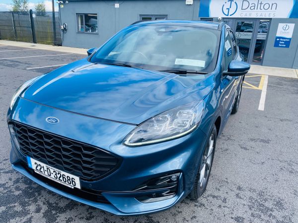 Ford Kuga SUV, Diesel Hybrid, 2022, Blue