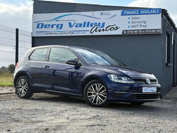 Volkswagen Golf Hatchback, Diesel, 2018, Blue