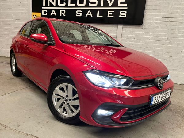 Volkswagen Polo Hatchback, Petrol, 2022, Red