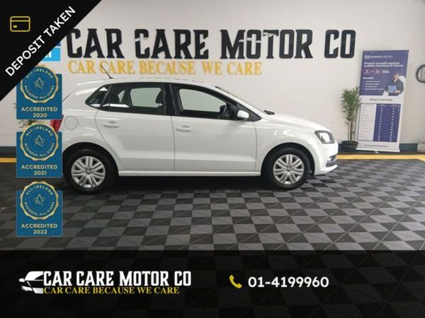Volkswagen Polo Hatchback, Petrol, 2014, White