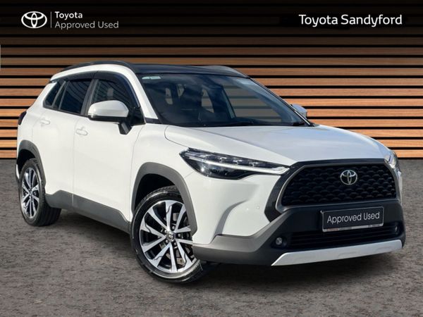 Toyota Corolla Cross SUV, Petrol Hybrid, 2024, White