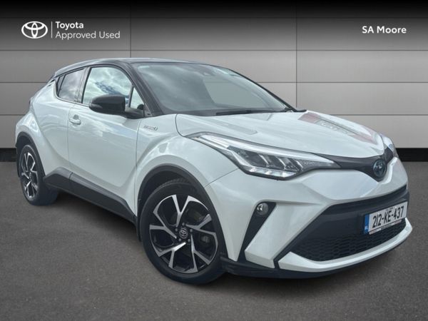 Toyota C-HR SUV, Petrol Hybrid, 2021, White