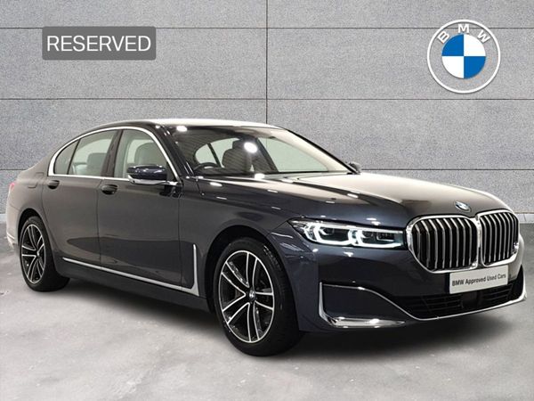 BMW 7-Series Saloon, Petrol Plug-in Hybrid, 2020, Grey