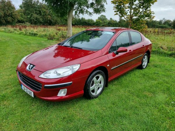 Peugeot 407 Saloon, Diesel, 2008, Red