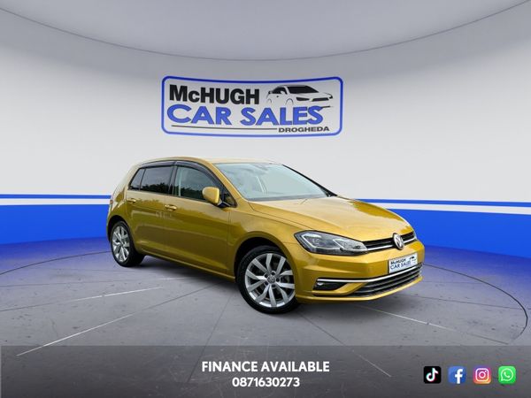 Volkswagen Golf Hatchback, Petrol, 2017, Yellow
